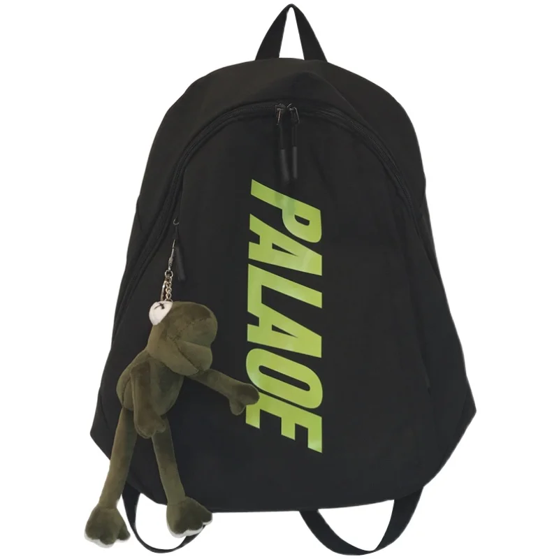 

Schoolbag Female Large Capacity Middle School Students Junior High Students Letter Couple Wild Female Backpack New Backpack