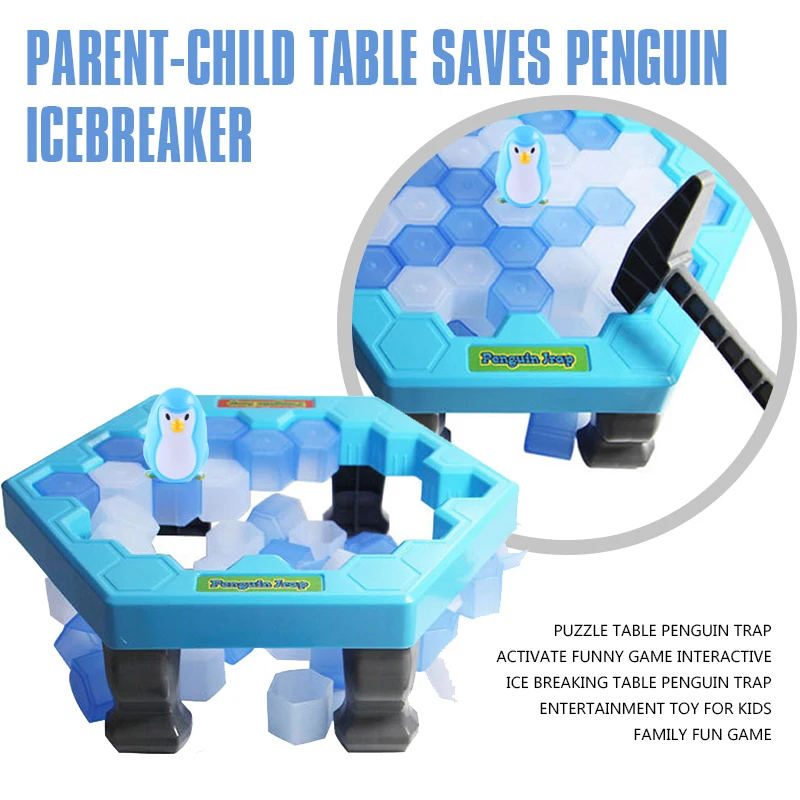 Столик головоломка Пингвин ловушка активировать забавная игра Интерактивная