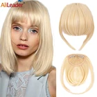 Накладные челки с бахромой, накладные челки, наращивание волос, синтетические прямые заколки для волос, накладные шиньоны, накладные челки для женщин