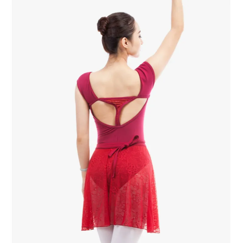 Гимнастическое трико без рукавов для взрослых Балетная пачка профессиональное