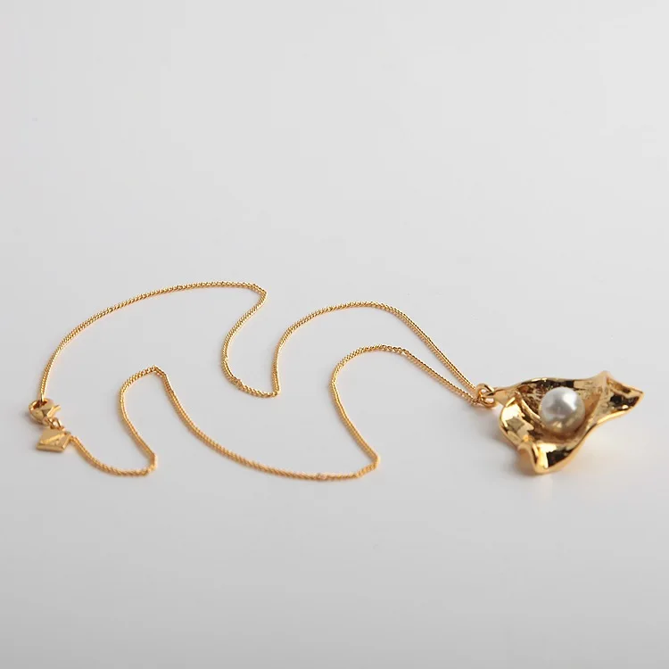 Европейский и американский модные ювелирные изделия золотые с жемчугом