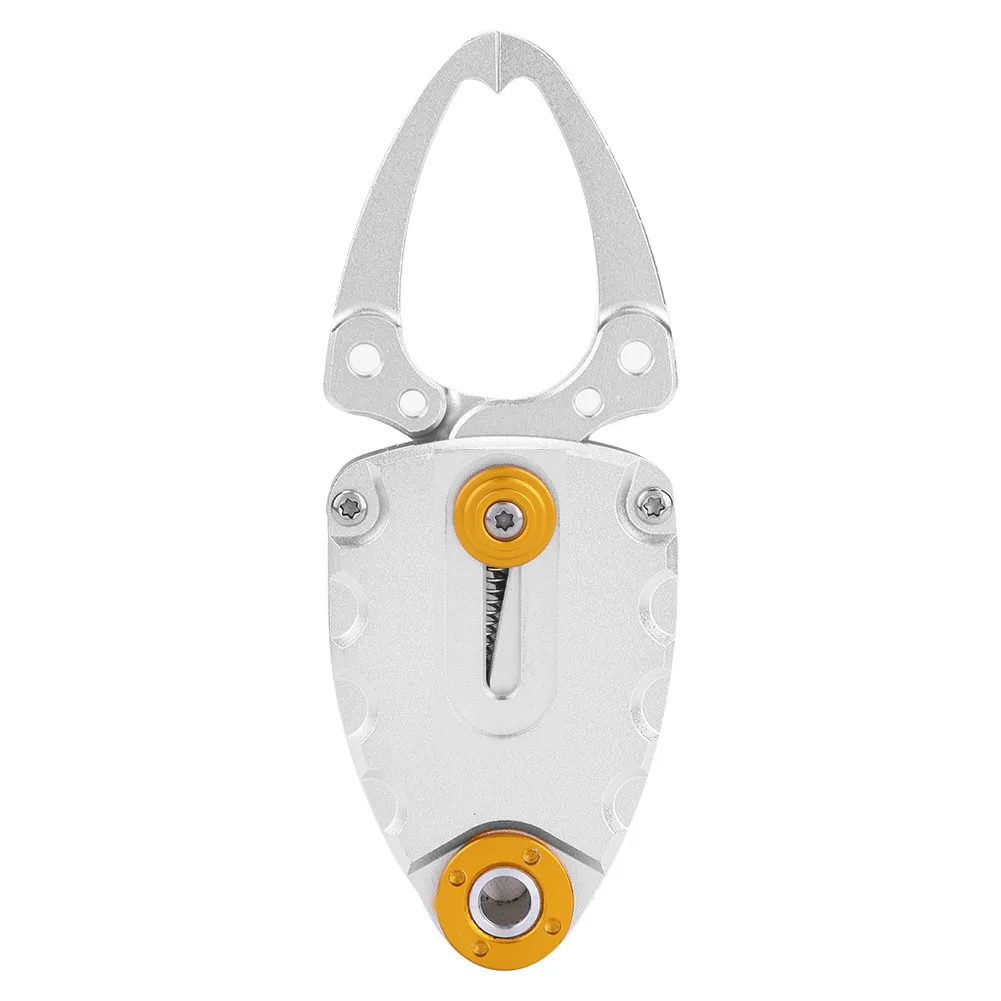 

Mini Metal Fish Lip Grip Gripper Clamp Fishing Grabber Tool Accessories (Silver)