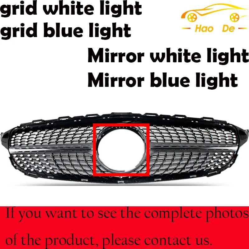 

Car LED Front grille Logo Emblem Light for ML GL W166 GLA CLA CLS E-class W212 Car Insignia Front Grille Logo Badge