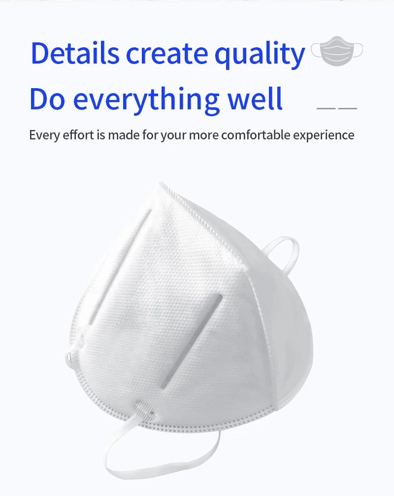 Быстрая доставка KN95 5 слоев фильтрации для лица Уход за кожей маски