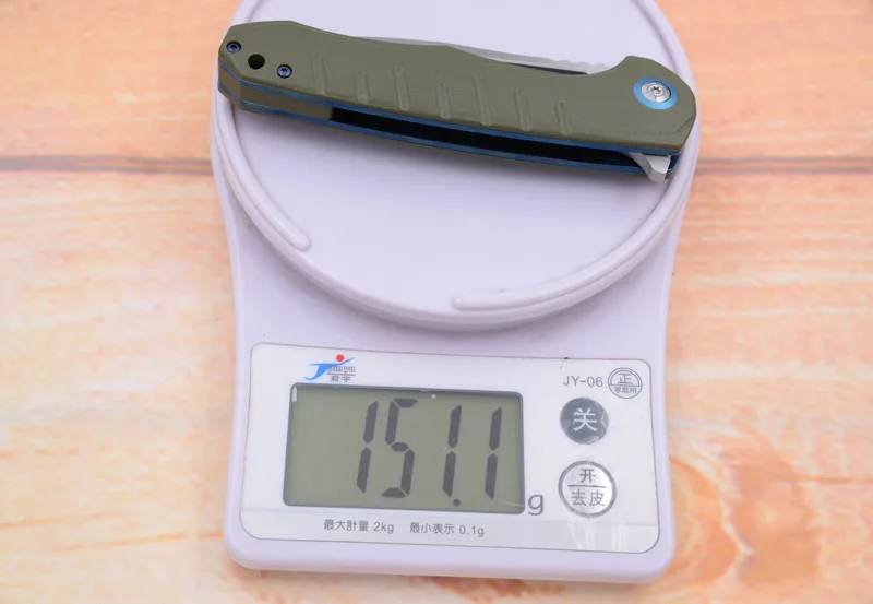 

Eafengrow Real D2 blade G10 Steel handle EF 969 folding bearing outdoor camping hunting pocket fruit EDC tool Utility knife