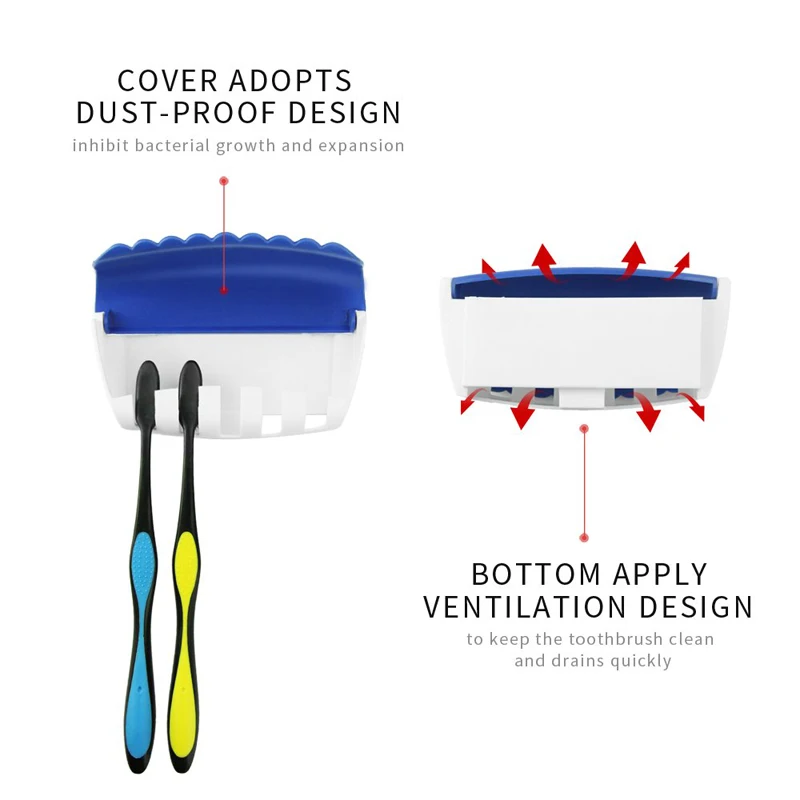 Набор аксессуаров для ванной комнаты автоматический дозатор зубной пасты