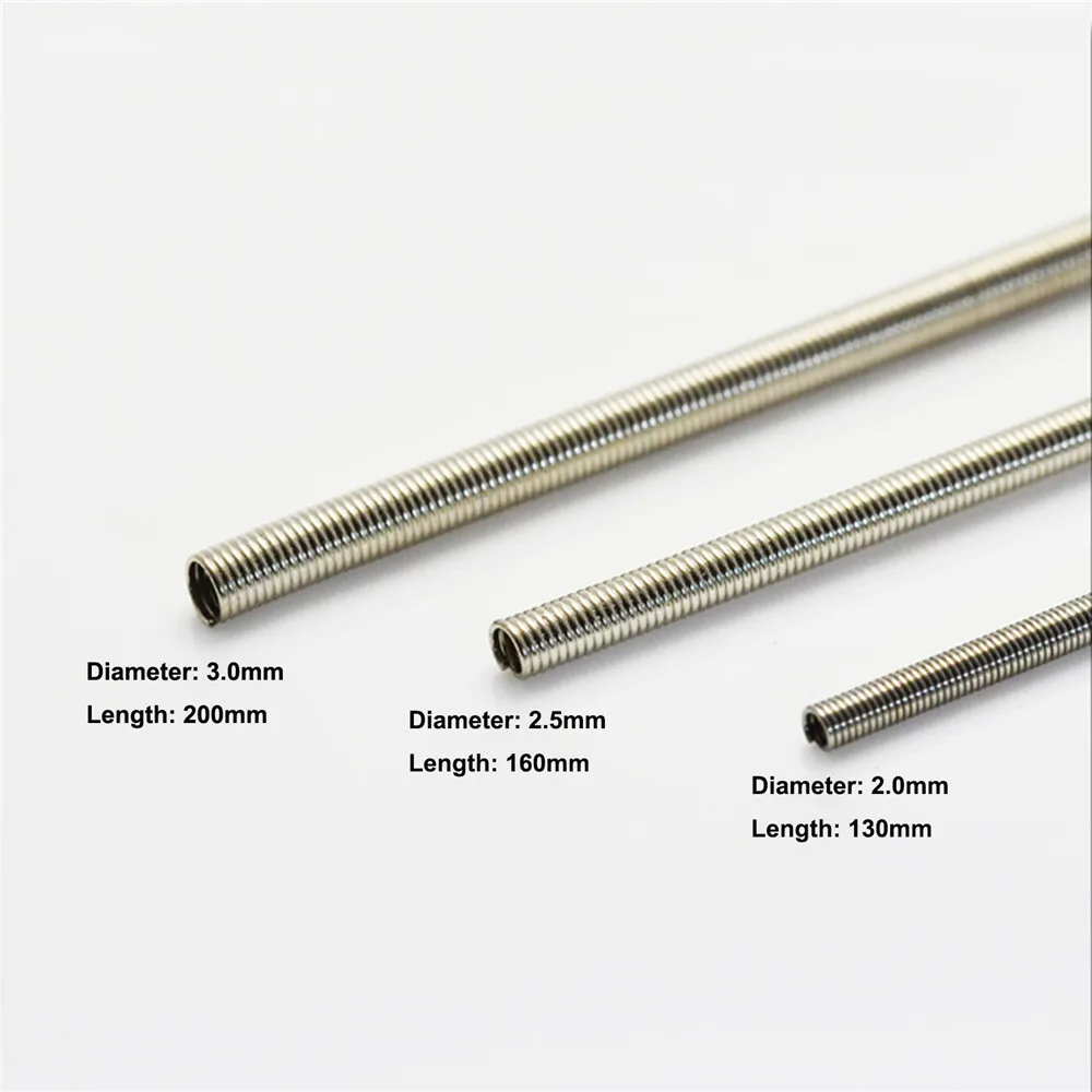 

Stainless Steel Silver Springs Energy Cable Tubes Pipes Metal Detail for HG MG PG Gundam Models Repair Parts Accessories