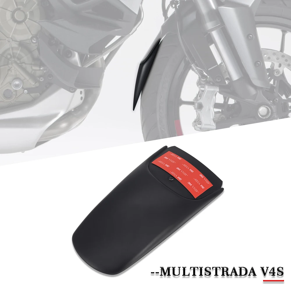 

Motorcycle Front Extension Front Fender Mudguard Splash Guard Front Wheel Extension For DUCATI MULTISTRADA V4S 2021