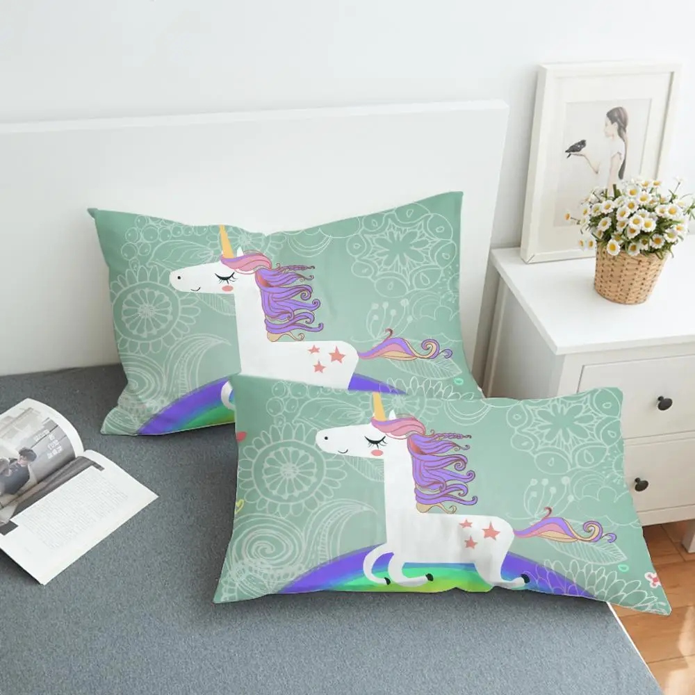 50x90 см прямоугольные наволочки для подушки с изображением цветов перьев Луны