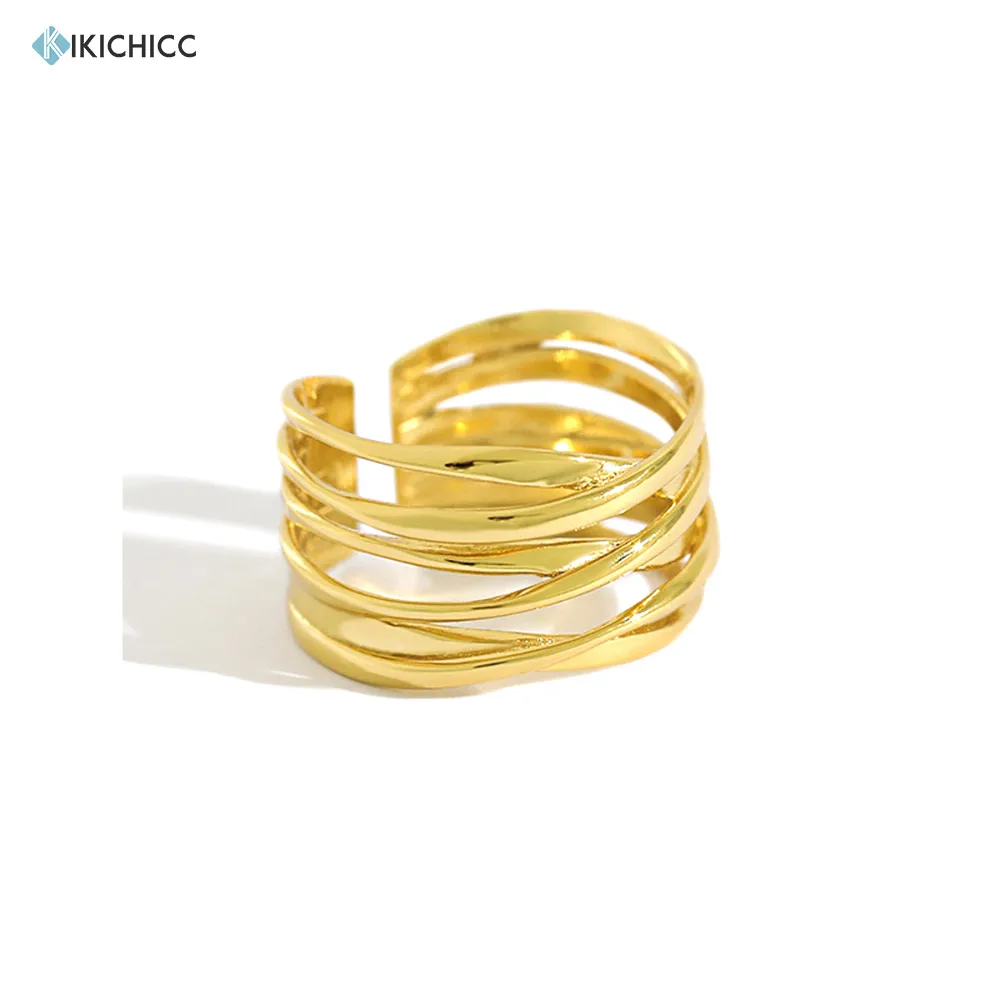 

Kikichicc 100% Стерлинговое Серебро 925 пробы Золотые круглые женские роскошные модные ювелирные изделия геометрической формы женские ювелирные изделия Вечерние