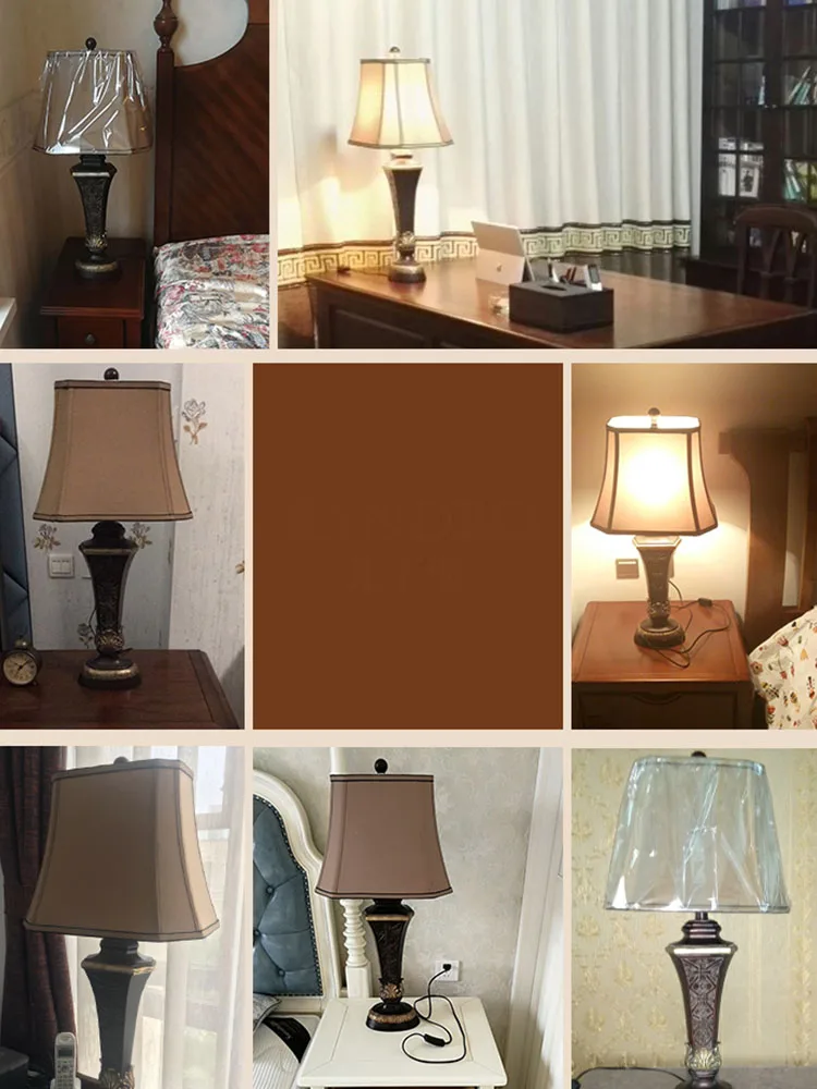 Французская Классическая настольная лампа ручной работы светодиодсветодиодный