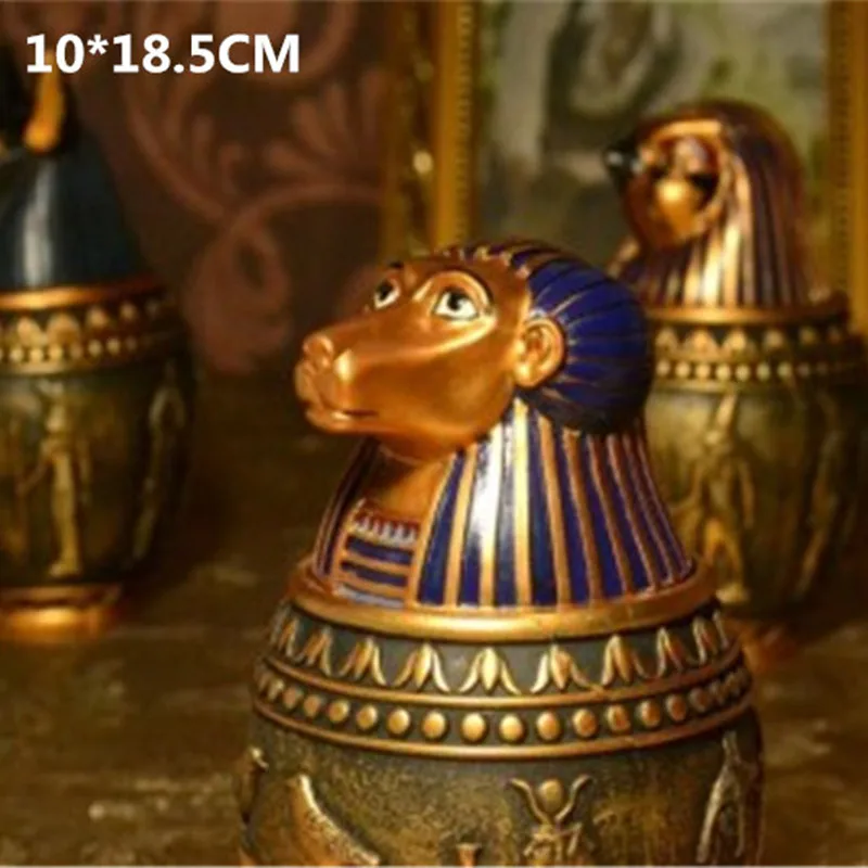 Креативный Древний Египет кот Бог канопический сосуд для хранения статуэтки