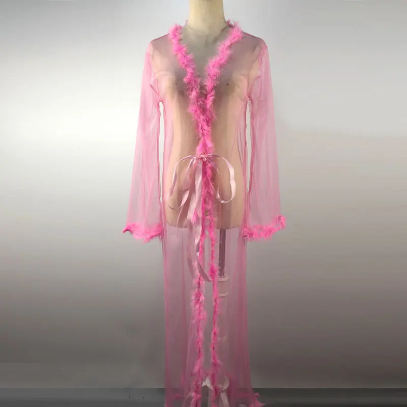 Новинка 2019 модные сексуальные женские прозрачные длинные платья Осенние Женские