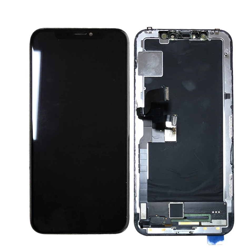 Замена экрана для iPhone X жидкокристаллический дисплей с сенсорным экраном дигитайзер в сборе для iPhone x с рамкой