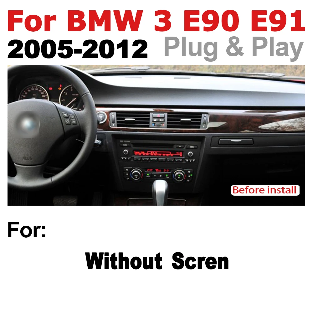 Автомобильная аудиосистема Android 7 0 с GPS-навигацией для BMW 3 серии E90 E91 2005 ~ 2012 Idrive WIFI