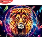 HUACAN 5D Алмазная мозаика Лев Сделай Сам алмазная живопись животные со стразами фотографии Алмазная вышивка продажи украшение дома