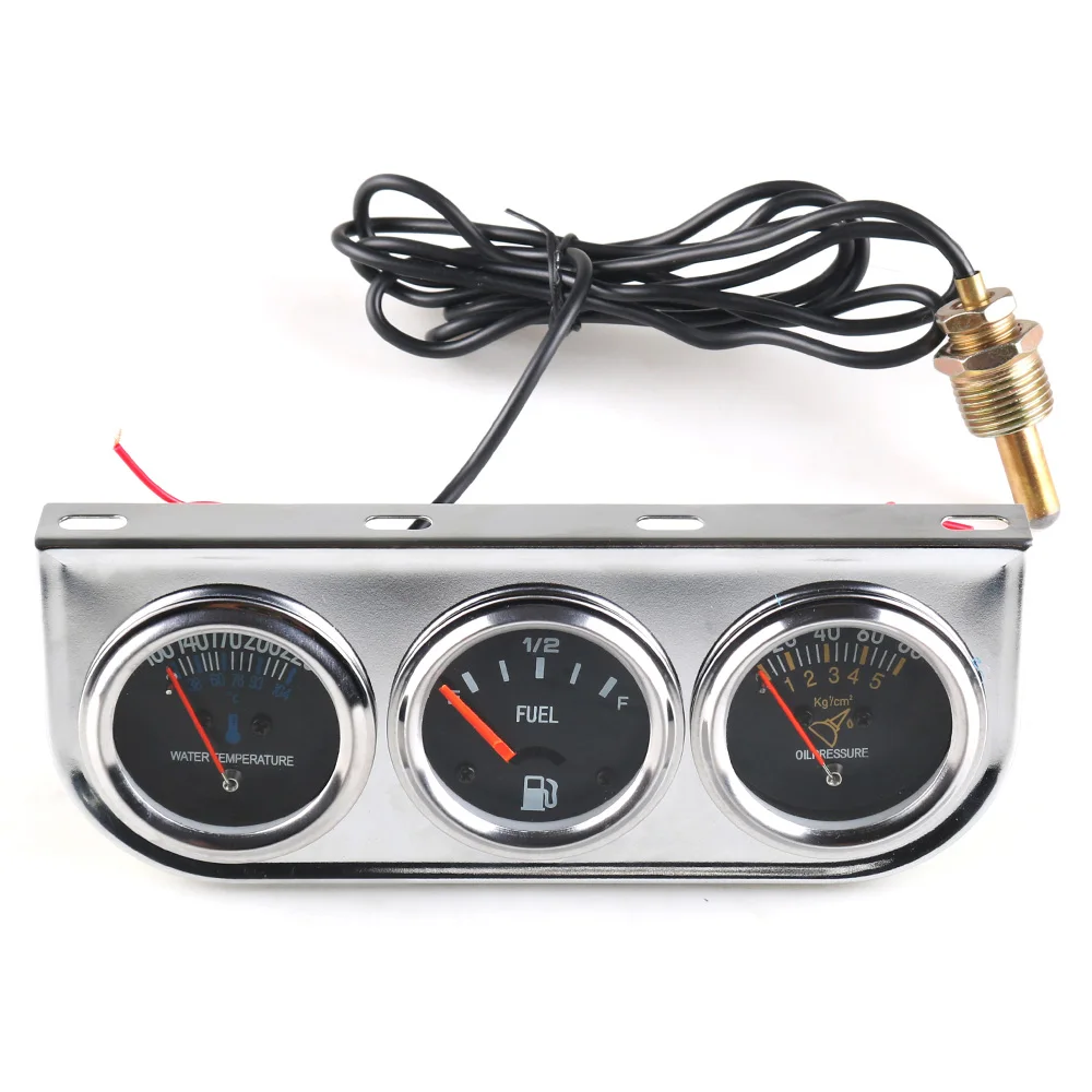 2 '❒ мм механический тройной датчик комплект температуры воды давления