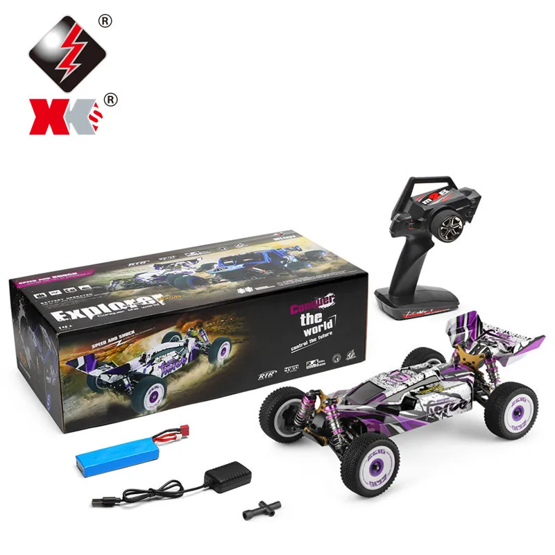 Wltoys 124019 Радиоуправляемый автомобиль RTR 1/12 2 4G 4WD 60 км/ч Металлический шасси