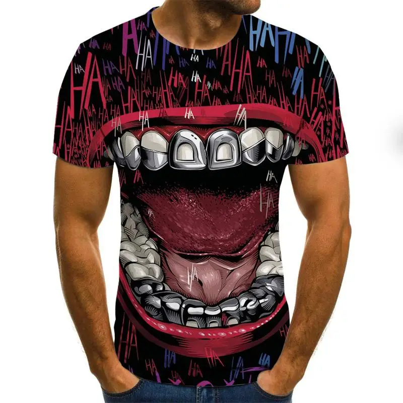 

New high quality T-shirt 2020 short sleeve Hip hop design men's 3DT-shirt summer casual T-shirt
