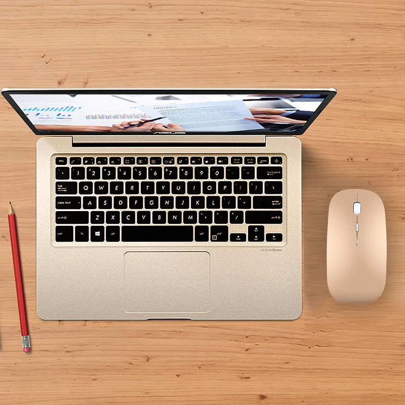 Аккумуляторная Бесшумная Bluetooth мышь для Apple Macbook air Lenovo ThinkPad Huawei Matebook ноутбука
