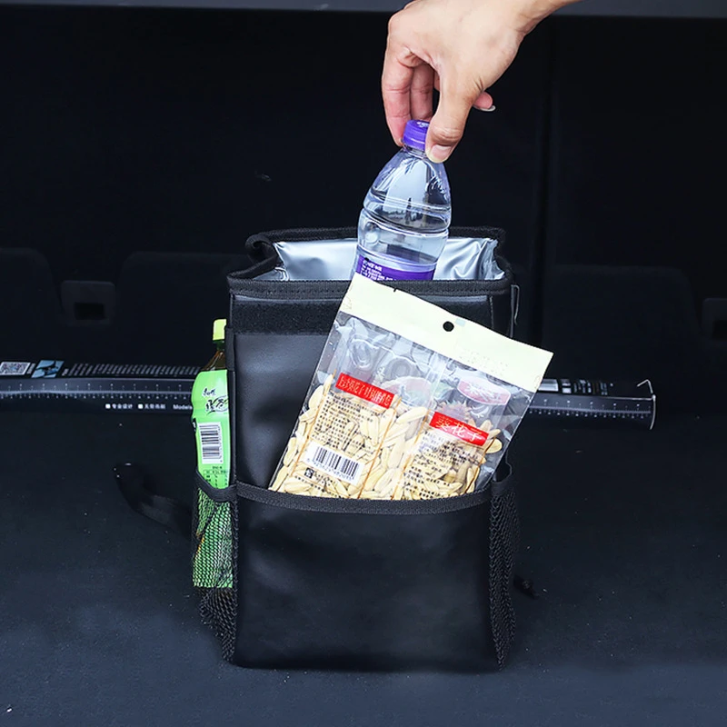 Автомобильное Мусорное ведро удобное портативное мусорное премиум класса