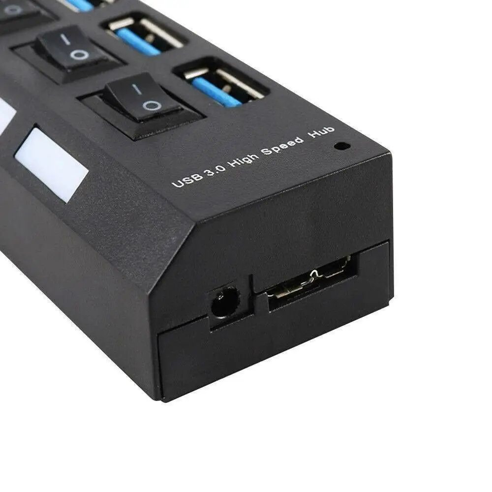 

Usb 3.0 Hub 2.0 Hub Multi Usb Splitter 4 Port Expander Multiple Usb 3 Hab Use Power Adapter Usb3.0 Hub With Switch For Pc