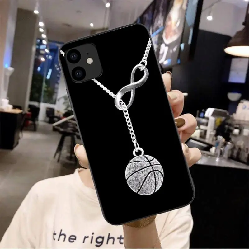 

0 Basketball Hoop Black Soft Phone Case For Iphone 6 6s 7 8 Plus XR X XS 11 12 Pro Mini Max
