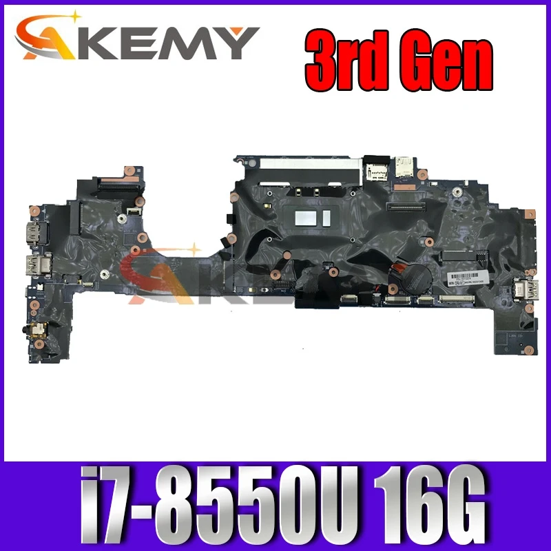 

Original Laptop Lenovo ThinkPad X1 Yoga 3nd Gen I7-8550U 16GB Motherboard FRU 01YN202