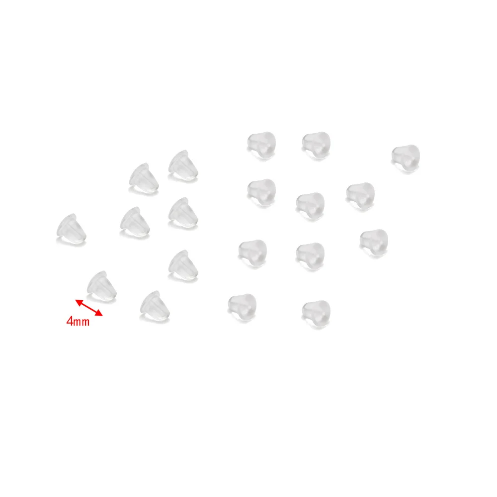 Пластиковые застежки для сережек MEIBEADS 200 шт./лот фурнитура женских сделай сам