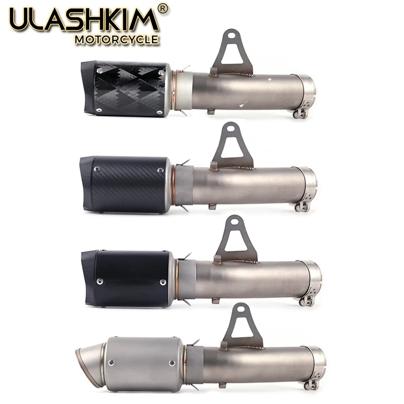 

For BMW S1000RR S1000 RR 2010-2016 Motorcycle Carbon Fiber Exhaust Muffler Escape Middle Link Pipe Full System Slip On