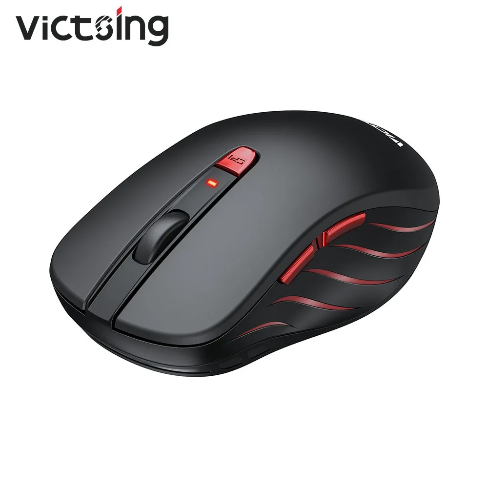 Беспроводная мышь VicTsing PC106 2 4 ГГц 5 регулируемых уровней DPI 6 кнопок эргономичная
