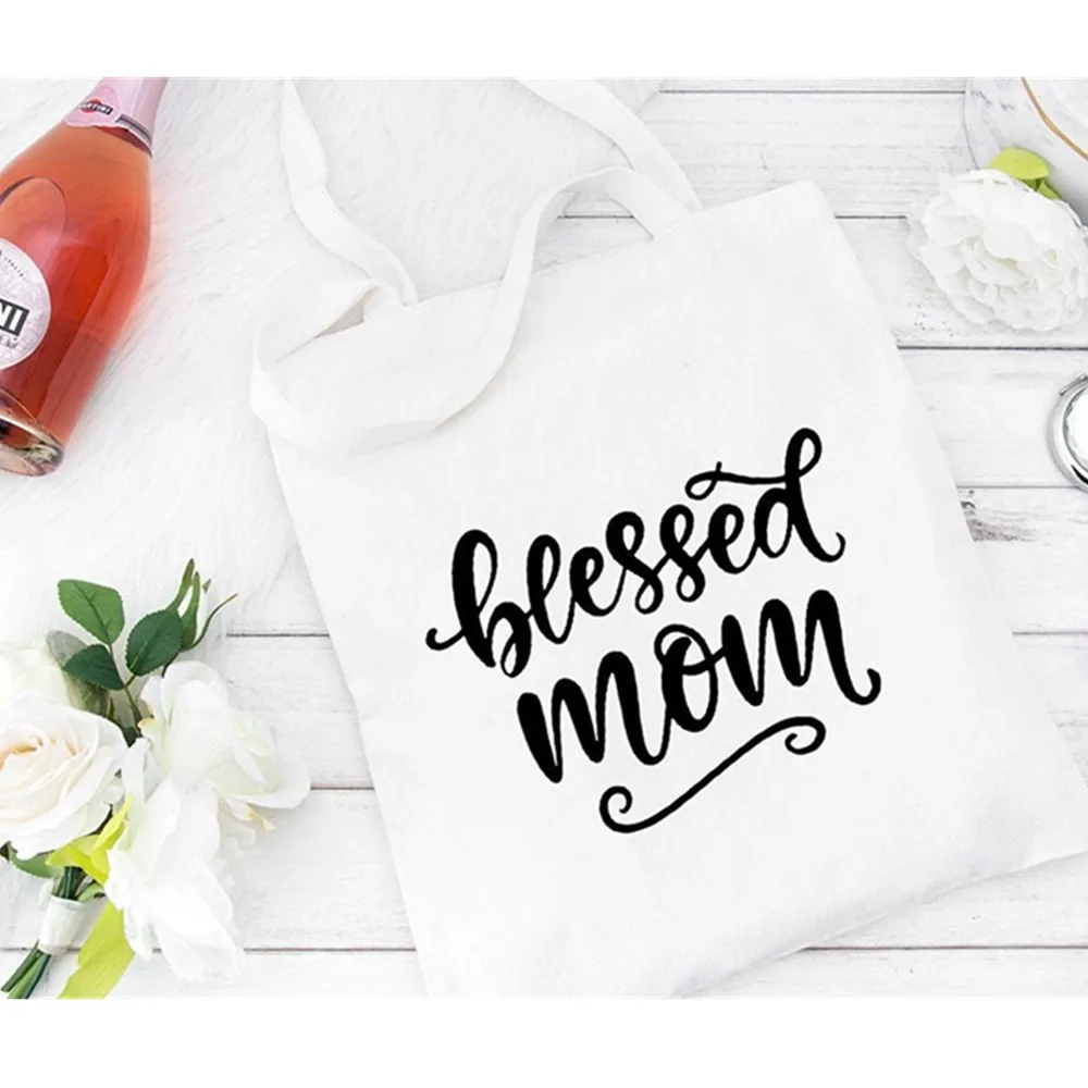 

Blessed Mama Tote, Mom Tote, Mama Bag, Blessed Mom, Best Mom Ever, Mama Bear, Mothers Day, Mothers Day gift bag cutom Mom Gift