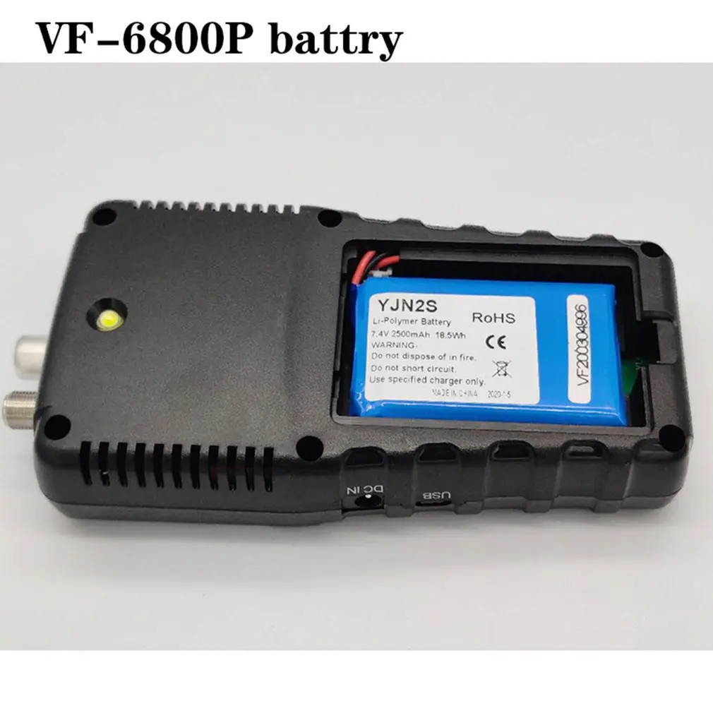 

VF-6800 Satellite Finder Meter Dvb-t2/DVB S2/DVB C Combo Sat Finder Dvb t2 Receiver Satellite Satfinder 2.4"Color LCD Screen