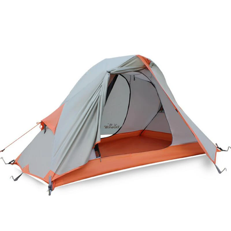 Двухслойная Однослойная велосипедная палатка Сверхлегкая 4 сезонная