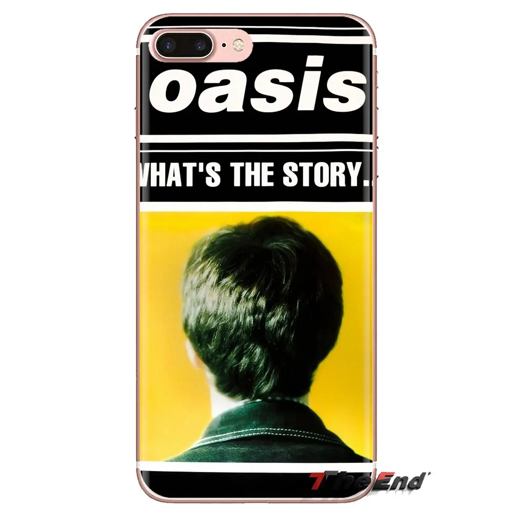 Для samsung Galaxy S2 S3 S4 S5 MINI S6 S7 edge S8 S9 Plus Note 2 3 4 5 8 Coque Fundas Oasis rock Band прозрачный мягкий чехол