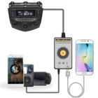 Автомобильный стереоадаптер Moonet, AUX-вход и USB-интерфейс для зарядки, 3,5 мм, Aux адаптер для Honda Accord Odyssey Pilot S2000 Civic CR-V