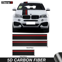 5d carbon fiber vinyl car hood bonnet roof rear trim for bmw x6 g06