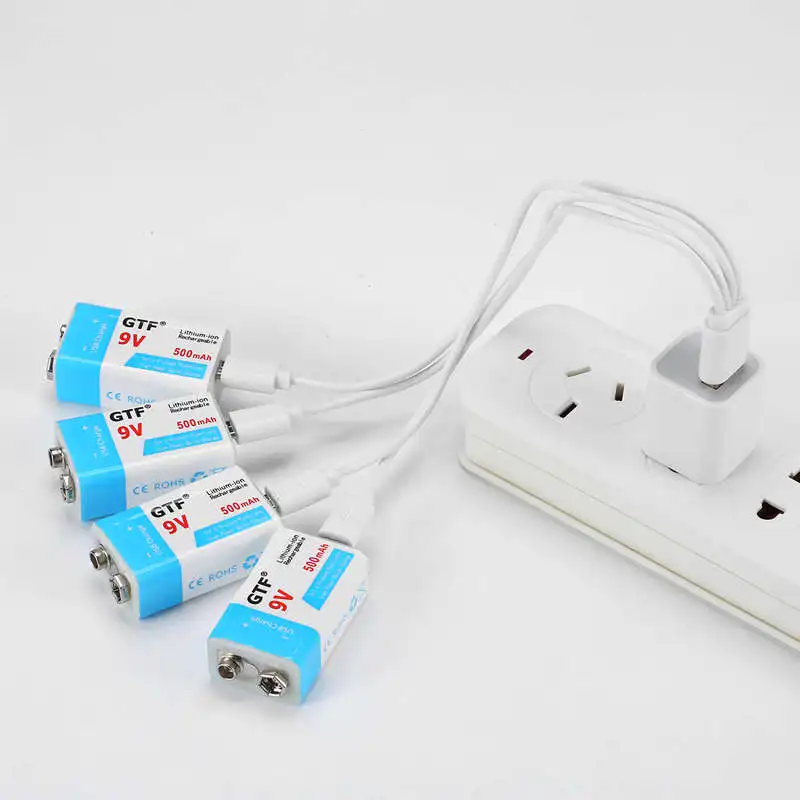 GTF USB батарея 9 в 1000 мАч/500 мАч литий-полимерная аккумуляторная батарея USB литиевая батарея для игрушек пульт дистанционного управления Прямая поставка