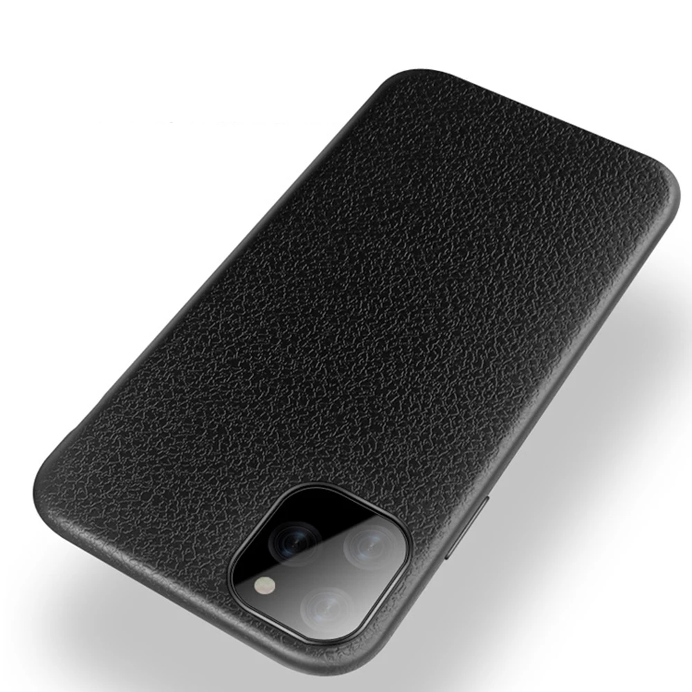 OTAO ультратонкий кожаный чехол для iPhone 11 Pro Max X XS XR TPU силиконовые мягкие чехлы 7 8 Plus