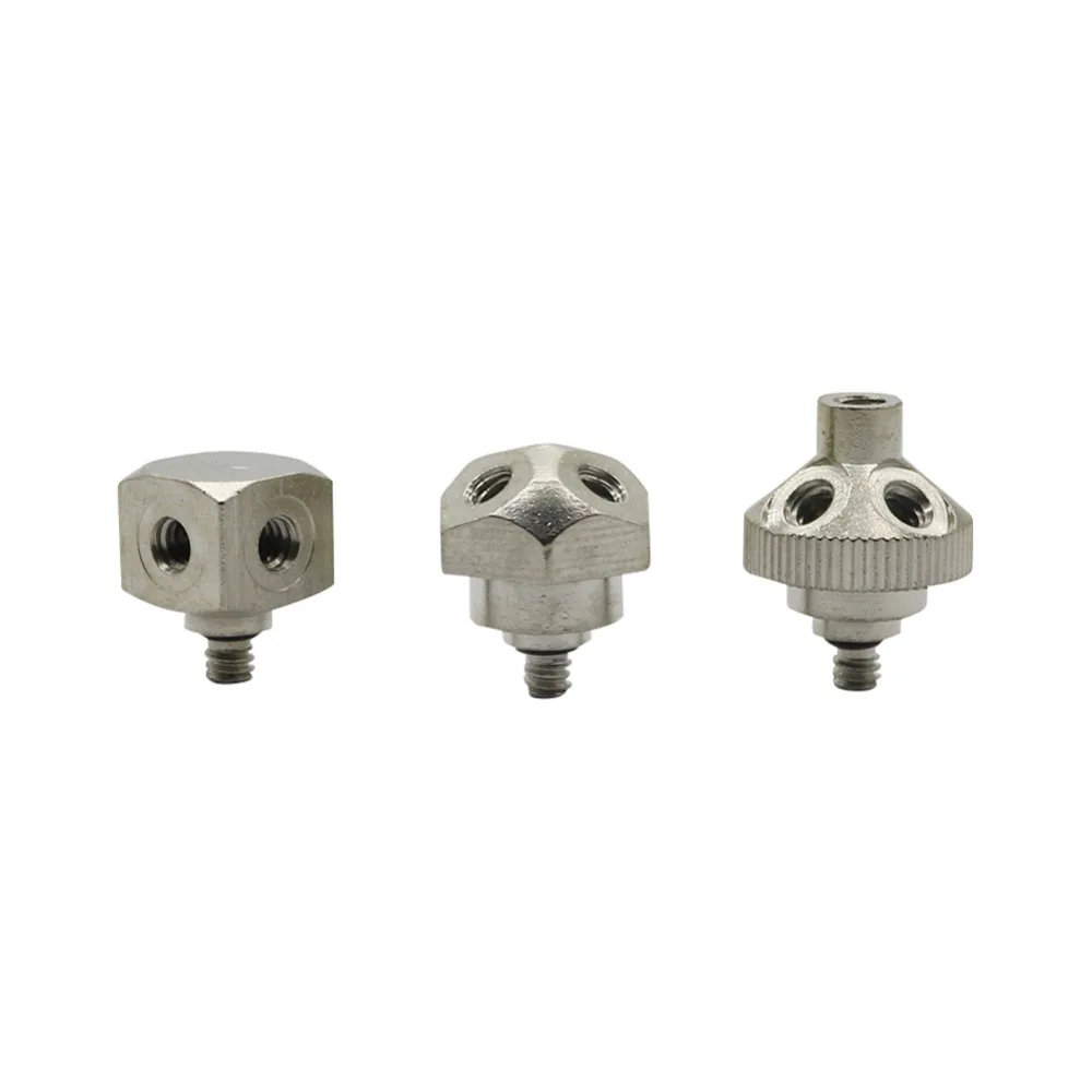 Copper 3-sites,4-sites,5-sites nozzle holder Agriculture Greenhouse mist nozzle connector Sprayer Adapters 1 Pc