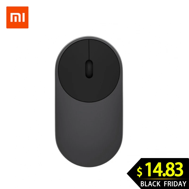 Оригинальная Xiaomi mi, беспроводная мышь, портативные игровые мыши 2,4 ГГц, WiFi, Bluetooth, 4,0, управление, подключение Alu mi nium, Сплав ABS
