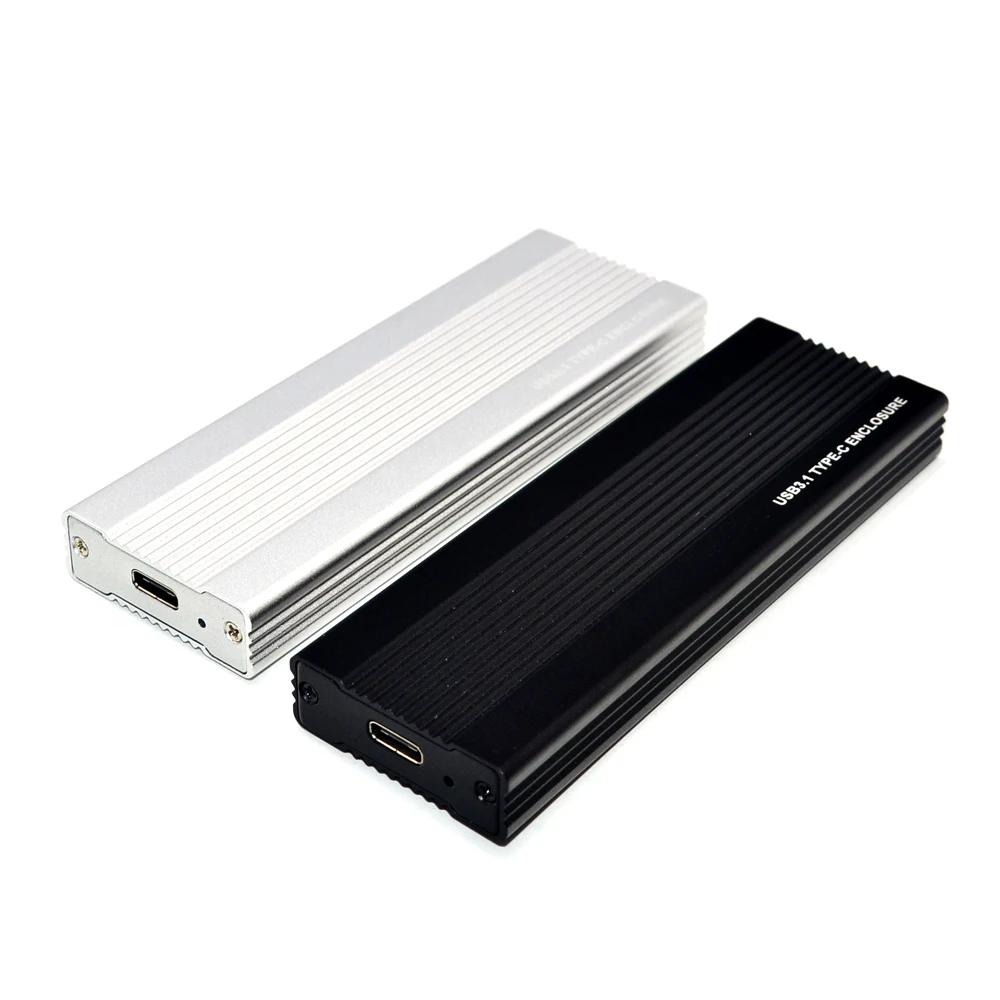 M2 SSD чехол NVME USB корпус коробка M.2 адаптер 3 1 Gen 2 Внешний M Коробка для ключа 2242/2260/2280