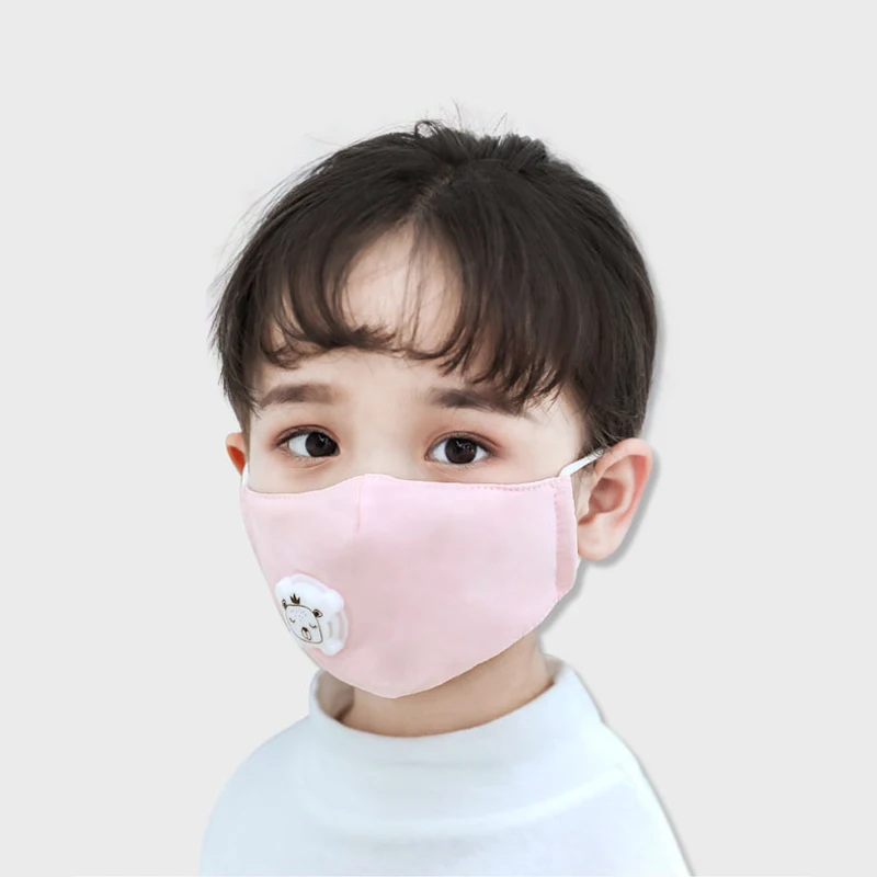 Детская Хлопковая маска Foux Pm2.5 с фильтром для рта сменная ветрозащитная