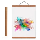 Фоторамка деревянная фоторамка, вешалка для фотографий, постер, украшение для дома сделай сам, художественное ремесло, 21-60 см