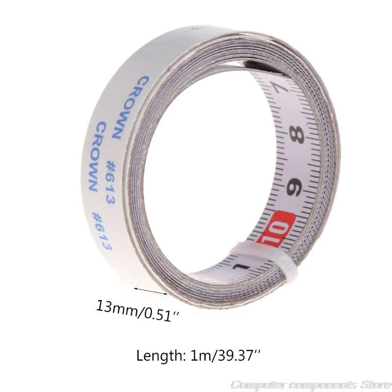 

Miter Saw Tape Measure Self Adhesive Metric Steel Ruler Miter Track Stop Tape 1m Right To Left F05 21 Dropshipping