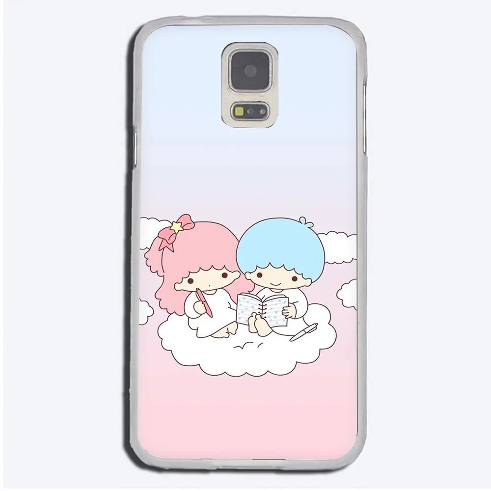 H6 EWAU с рисунками из мультфильма «My Melody» маленький Две звезды жесткий чехол для телефона с рисунком в виде обложка чехол для Samsung Galaxy S6 7 Edge S8 9 10 Plus, Note 8, 9, 10, M10 20 30 40 - Цвет: H6