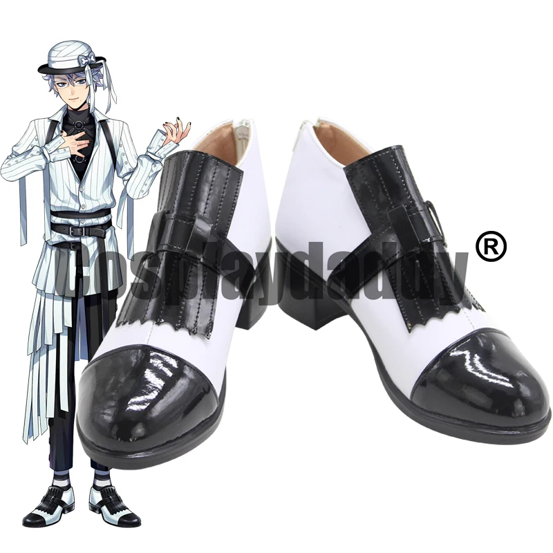 

Twisted Wonderland Octavinelle Dormitory Azul Ashengrotto Jade Floyd Leech Scary Screaming Halloween Ver. Cosplay Shoes X002