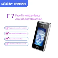 waterproof tcpip usb biometric face facial recognition door access control system time attendance time clock office attendance