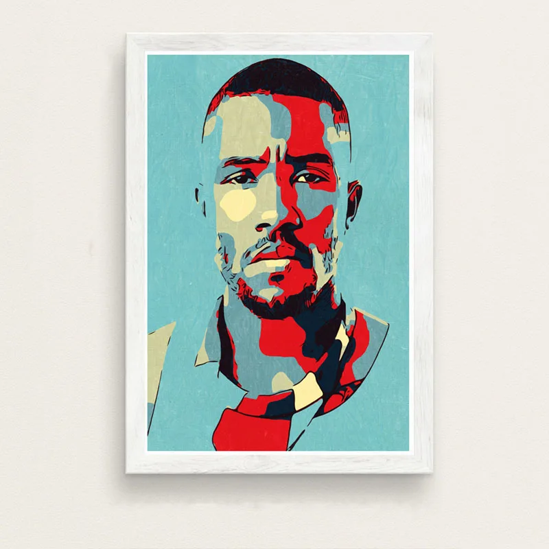 Картина в стиле хип-хоп певица звезда рэпер Майк Миллер высокое качество холст