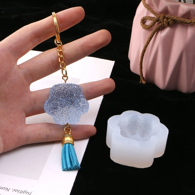 F2TD Средний бриллиант Кошачий коготь силиконовая форма Сделай Сам